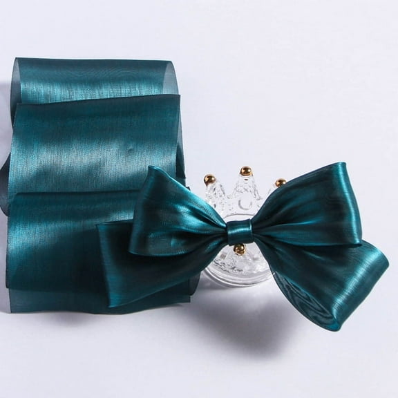 XmhyTop 22 Yards Organza Ribbon Ribbon Polycotton Ribbon Shiny Craft Ribbon for Flowers Floral Bouquets Garlands Wedding Gift Wrapping,B11