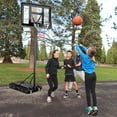 thumbnail image 2 of Costway Portable Basketball Hoop Stand Adjustable Height W/Shatterproof Backboard Wheels, 2 of 10