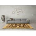 thumbnail image 3 of Ahgly Company Indoor Square Oriental Brown Traditional Area Rugs, 5' Square, 3 of 4