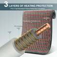 thumbnail image 4 of TCVOR Extra Large Heating Pad for Deep Heat and Comfort, 17" x 33" Super Soft Flannel Electric Heating Pad with 10 Heat Settings, 4 Timer Auto Shut Off, Machine Washable, 4 of 10