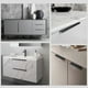 thumbnail image 4 of Set of 10 Black Handles Black Furniture Handles - Invisible Handles Black Kitchen Furniture Handles Matte Black Furniture Handles in Aluminum Alloy Ce, 4 of 5