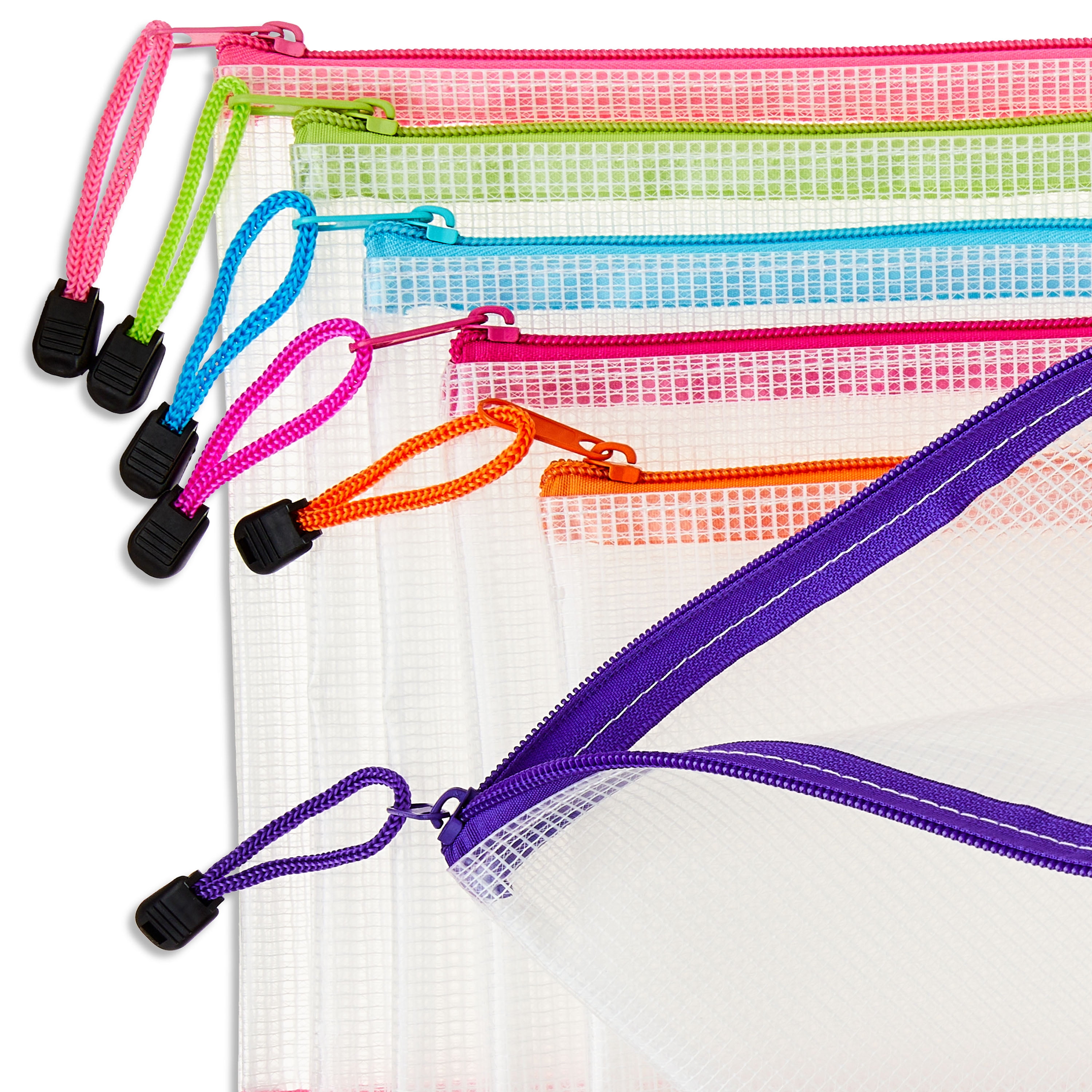 Pen+Gear 6CT Mesh Zip Pouch Grommets, Zip File Folders,Assembled Product Height 7.87 Pen+Gear 6CT Mesh Zip Pouch Grommets, Zip File Folders,Assembled Product Height 7.87