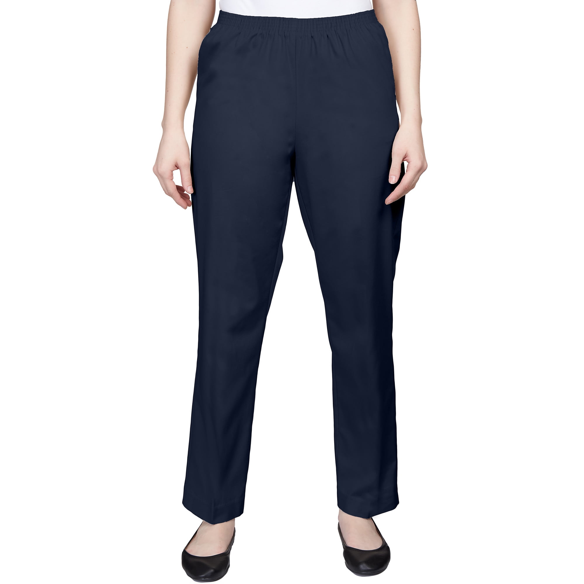 Alfred Dunner Women's Medium Length Pant : : Clothing, Shoes &  Accessories