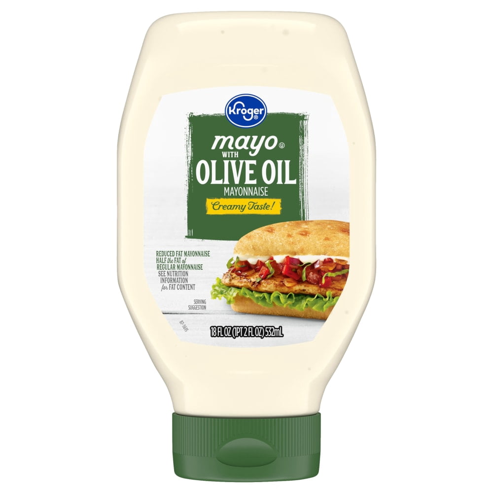 Kroger Reduced Fat Mayo with Olive Oil 18 fl oz - 3 count