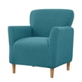 thumbnail image 3 of SHANNA Banquet Armchair Slipcovers, Knitted Jacquard Chair Covers with Arms for Living Room, NonSlip Dog Pet Friendly Furniture Protector, Blue, 3 of 11