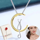 thumbnail image 2 of Collar de Plata S925 Malubero Luna Gato Colgante Malu1746, 2 of 3