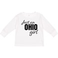 thumbnail image 3 of Inktastic Just an Ohio Girl Born in Ohio Girls Long Sleeve Toddler T-Shirt, 3 of 5