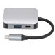 thumbnail image 3 of Adaptador tipo Cto PD, estación de acoplamiento tipo C tipo C 3 en 1 Adaptador compatible tipo Cto HDM Diseño elevado, 3 of 9