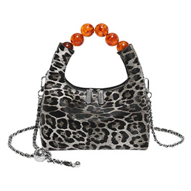 Bolso Mano para Mujer Leopardo Noche