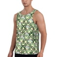 thumbnail image 2 of Fuzoiu Cute Frog Print Men's Workout Tank Tops,Sleeveless Gym Shirt Quick Dry,Fitness Bodybuilding T-Shirt,Muscle Athletic Workout Tee-Small, 2 of 7