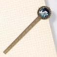thumbnail image 4 of Starry sky polar bear Lace Book Mark in Antique Bronze - a Charming Gift for Readers and Book Lovers, 4 of 5