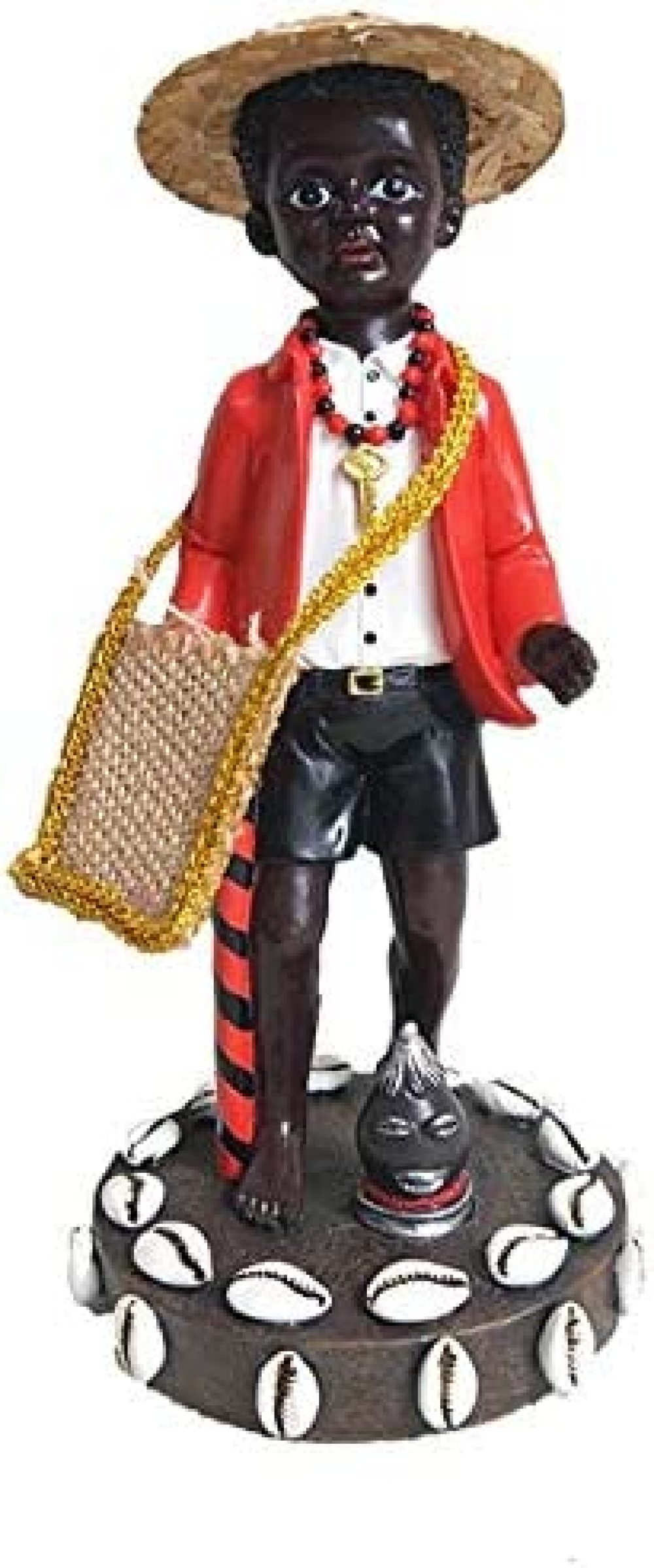 10 Statue Baby Elegua Figurine Santeria Yoruba Orisha African God