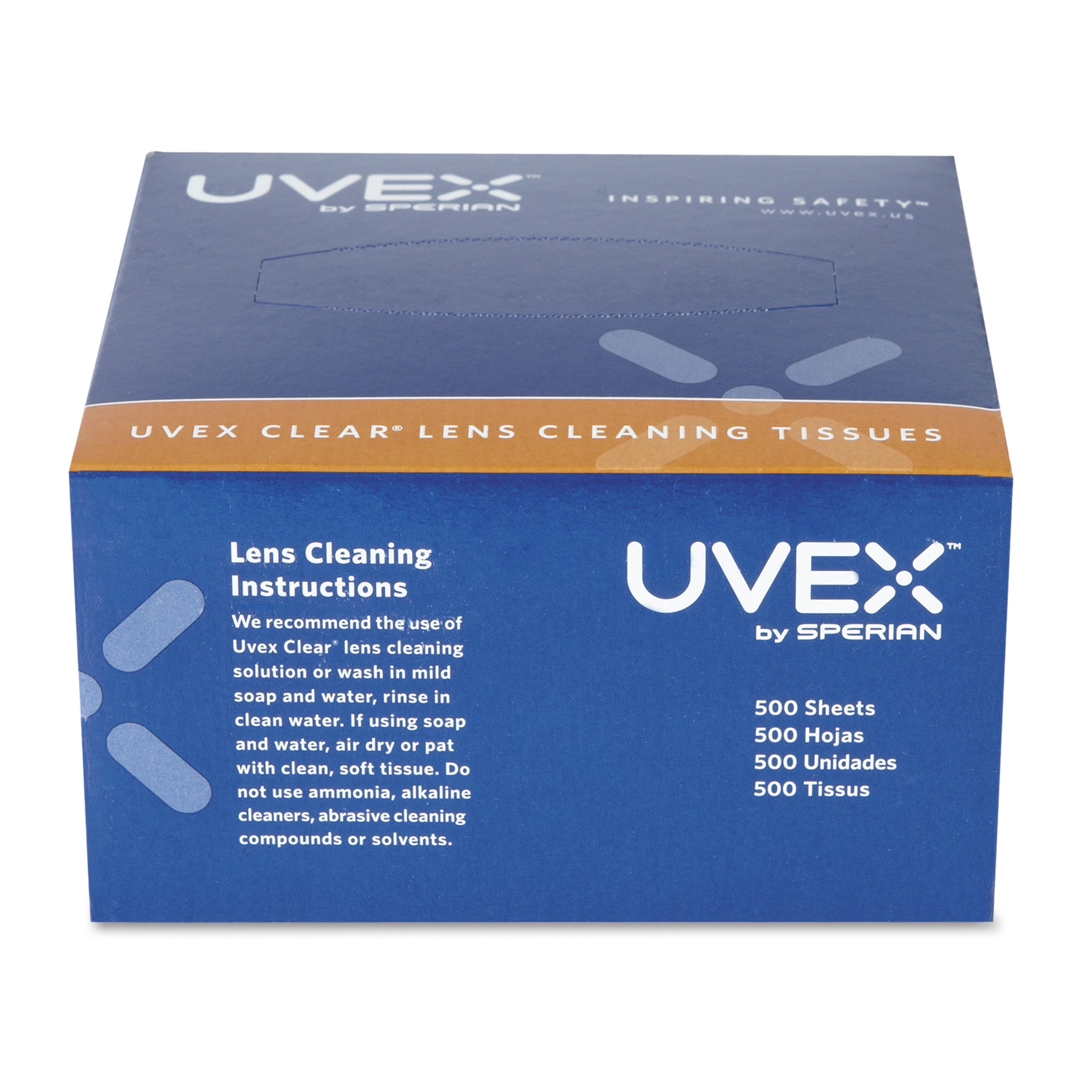 Details about   Uvex Clear Lens Cleaning Tissues 500/Box 