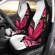 thumbnail image 1 of ABPHQTO Juego de 2 fundas para asientos de coche, alas coloridas, mariposa rosa, blanco, vuelo, negro, belleza abstracta, Universal, Protector de asientos delanteros para coche, 1 of 4