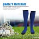 thumbnail image 3 of Calcetines antideslizantes suaves y transpirables para mantener el calor al aire libre para hombre, fútbol y baloncesto (azul Italia), 3 of 8
