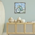 thumbnail image 3 of Stupell Industries Bike on Rosemary Beach Transportation Painting Gray Floater Framed Canvas Art Print Wall Art, 25 x 25, 3 of 10