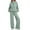 SageGreen, variant on 2 Piece Outfits Women Sweatsuits Drawstring Sweatshirt Lounge Sets 2025 Fall Wide Leg Sweatpants Tracksuit with Pockets