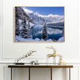 thumbnail image 4 of Punto de cruz completo Glacial Lake 11CT Estampado DIY Bordado Impreso Decoración Likrtyny decoración de arte, 4 of 9