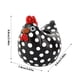 thumbnail image 2 of Adorno de pollo manchado blanco y negro, decoración de resina, decoración interior de tarro de gallina, 2 of 6