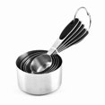 thumbnail image 2 of 5-Piece Stainless Steel Measuring Tool Set: Rust-Resistant Measuring Cups & Spoons for Baking, Coffee & Cooking | Easy-to-Clean, Modern Design | Export-Quality Kitchen Essentials for Precise, 2 of 5