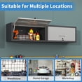 thumbnail image 5 of Heavy Duty Metal Wall Mounted Tool Storage Cabinet, Steel Garage Organizer Cabinet For Garage Workshop, Assembly Required, 5 of 9