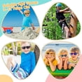 thumbnail image 2 of Gafas de Sol, Lentes PC, Marco PC, 0.5oz, Para Niños, Niñas, 3-12 Años, Playa, Viaje, Fiesta, 2 of 5