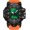 Orange, variant on Men's Digital Analog Outdoor Sports Watches 5ATM Water Resistant Military Watch with LED Backlight Stopwatch Alarm Large Face Casual Watch for Men