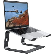 OMOTON Laptop Stand, Detachable Laptop Mount, Aluminum Laptop Holder Stand for Desk, Compatible with MacBook Air/Pro, Dell, HP, Lenovo and All Laptops (11-16 inch), Black