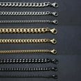 thumbnail image 5 of Basic 3/5/7/9/11mm Wide Curb Cuban Link Chain Bracelets for Men Women Jewelry Anti Allergy Stainless Steel Wristband Gifts GC, 5 of 6