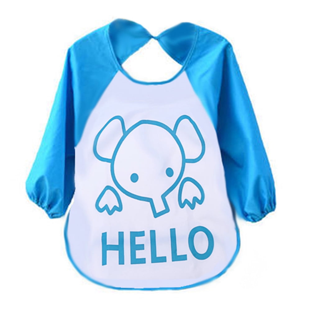 plastic baby bibs with sleeves