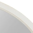 thumbnail image 4 of Kate and Laurel Hogan Oval Framed Wall Mirror, White 24x36, 4 of 9
