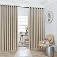 thumbnail image 2 of Warm Home Designs Extra Large 2 Cream Ivory Room Divider Curtains 108" W x 99" L Each with 2 Matching Tie-Backs. N Ivory Wall 99, 2 of 5