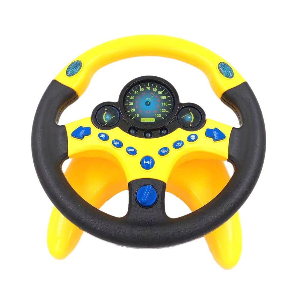 ZEDWELL Copilot Simulated Steering Wheel Toy Children's Educational Sounding Toy Small Steering