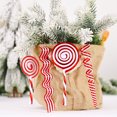 thumbnail image 2 of SUNRI Large Christmas Decorations Red and White Candy Lollipop Small Stick Combination Reusable Candy Hanger Xmas Tree Hanging, 2 of 13