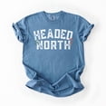 thumbnail image 5 of Unisex Headed North Tee, Comfort Colors Sad Bug Shirt, Indie Folk Concert T-Shirt, Distressed Varsity Graphic Tee, Vintage Summer Shirt, Vermont T-Shirt, 5 of 5