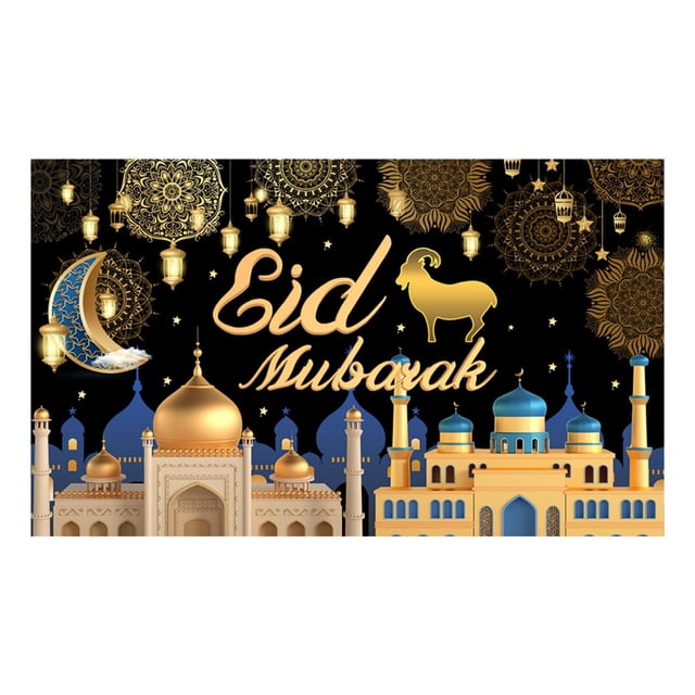 GUOOL Eid Mubarak Backdrop Banner Eid Mubarak Banner Ramadan Backdrop Ramadan Backdrop