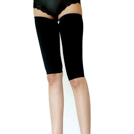 

harmtty 1Pair Women s Slim Slimming Fat Buster Burner Wrap Thigh Leg Massage Shaper Black