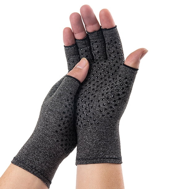 Guantes de ciclismo de medio dedo, 1 par de guantes de compresión para artritis de medio dedo Guantes de bicicleta de medio dedo Innovación moderna