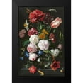 thumbnail image 2 of Vintage Apple Collection 11x14 Black Modern Framed Museum Art Print Titled - Flowers Eighteen, 2 of 5