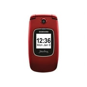 Samsung Jitterbug Plus SCH-R220 1 GB Feature Phone, 2.2" LCD320 x 240, 2G, Red