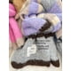 thumbnail image 5 of Bufanda cálida de mohair con dopamina para otoño e invierno, bufanda de punto a rayas gruesas para mujer, a juego, 5 of 6