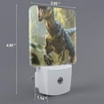 thumbnail image 2 of Cauagu Ferocious Dinosaur Print LED Nightlight,0.5W Night Lights Plug into Wall 1 Pack with Dusk-to-Dawn Light Sensor Soft Glow Lamp for Bathroom Adult Hallway-, 2 of 7
