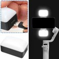 thumbnail image 2 of LUVCLS Mini luz de bolsillo cuadrada de belleza para teléfono móvil con luz magnética de relleno 9CD9, 2 of 6