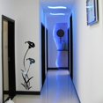 thumbnail image 2 of Bgsha 3D Mirror Flower Art Removable Wall Sticker Acrylic Mural Decal Home Room Decor, 2 of 7