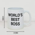 thumbnail image 2 of NBC The Office World's Best Boss Dunder Mifflin Ceramic Mug, White 11 oz - Official Michael Scott Mug As Seen On The Office, 2 of 2