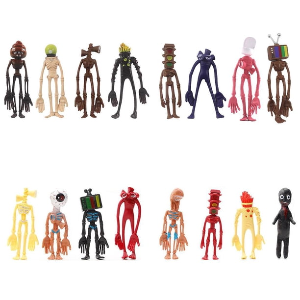 Figura De Acción De Doble Cabeza Para Niños Y Fanáticos, Modelo De Figura De Acción De Pvc De Dibujos Animados, Juego De Muñecas, Adornos Hechos A Mano 16 Unids/Set Yuarrent HA039011-00
