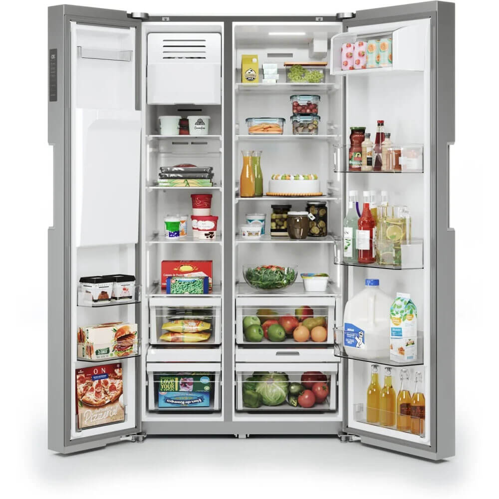 midea 26.3 cu ft side by side refrigerator mrs26d5ast reviews