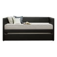 thumbnail image 3 of Fremont & Park Elon Upholstered Daybed with Trundle Black, 3 of 5