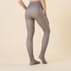 thumbnail image 1 of Leggings de cintura alta para mujer – Pantalones estampados suaves y opacos con control de barriga para correr, ciclismo, yogaGris aL(60-100KG), 1 of 5