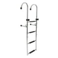 thumbnail image 1 of Boat Swim Ladder, 316 Stainless Steel 4 Steps Pontoon Boat Ladder Foldable with Hand Railing for Yachts, 1 of 7